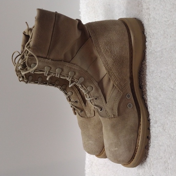 Men's Rocky Tan Military Hot Weather Army Combat Boots Size 11.5W - Picture 7 of 15